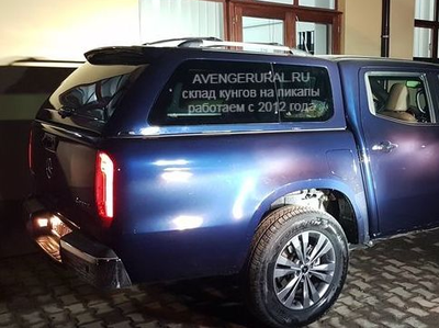 Кунг Alpha GTE/GSR в синем цвете кавансит код 5890 на Mercedes X-class 2018-2019-2020 AvengerUral.ru