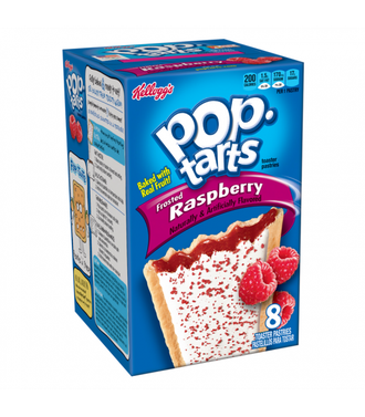 Печенье Pop-Tarts Raspberry 384 гр (8 шт)