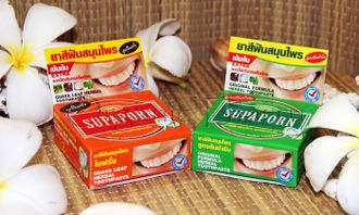 Купить тайскую зубную пасту Supaporn с экстрактом гуавы с профилактическим действием в интернет мага