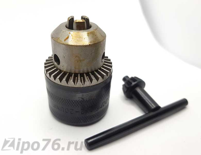 Патрон 1/2-20 3-13мм с ключем