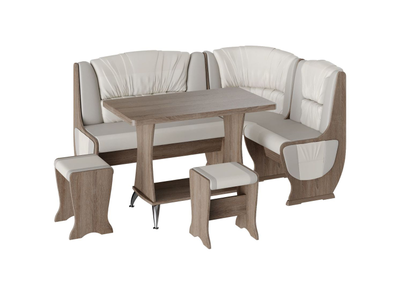 Кухонный уголок Уют тип 5 Дуб сонома трюфель (Бонмебель)