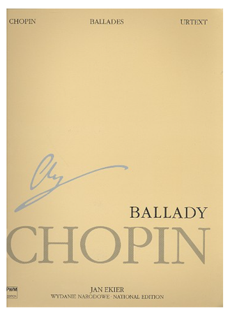 Chopin, Frédéric. Ballades op.23, 38, 47, 52 for piano