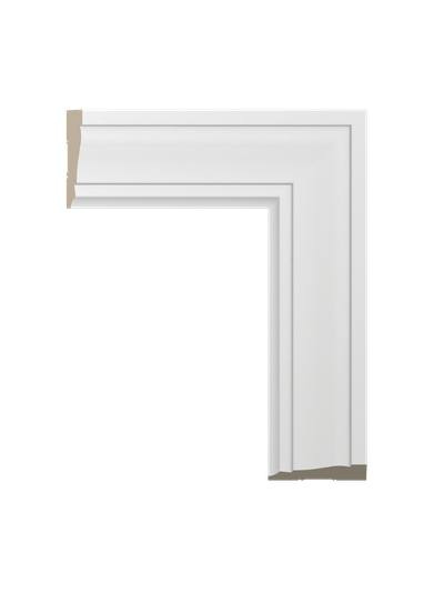 Универсальный элемент- Наличник (молдинг) для обрамления дверей, окон и любых проёмов из архитектурного ЛДФ- декора Ultrawood (Ультравуд) N 8160