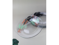 Тарелка 19,5см, черное перо