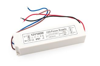 Блок питания для светодиодных лент 12V 100W IP65