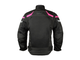 Мотокуртка женская RUSH MESH LADY текстиль, цвет Черный/Розовый низкая цена