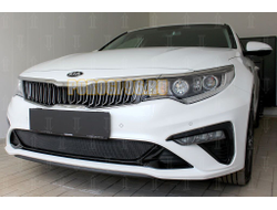 Защита радиатора KIA Optima 2018- black низ