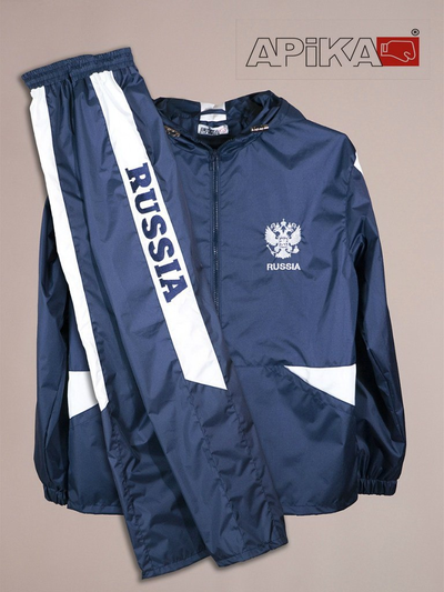 APIKA Брюки спортивные с вышивкой символики каратэ