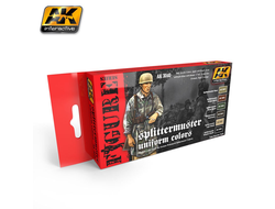 AK-Interactive: Набор акриловых красок: Немецкий камуфляж типа "Splittermuster"