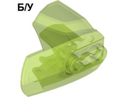 ! Б/У - Hero Factory Armor with Ball Joint Socket - Size 4, Trans-Bright Green (90640 / 6018166 / 6052226) - Б/У