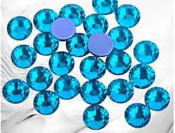 Стразы термоклеевые, цвет бирюзовый, размер SS16 (3,8 - 4,0 мм), 1440 шт