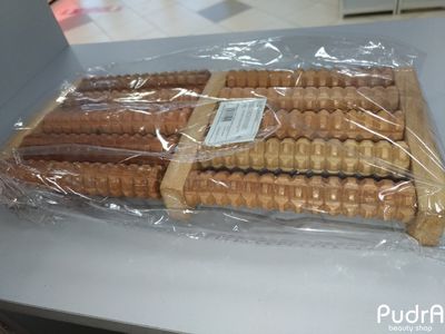 Массажер для ног (дерево) 5 рядов