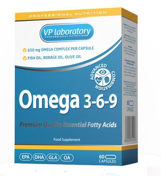 (VPLab) Omega 3-6-9 - (60 капс)