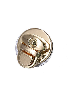 Замок круглый золото 3,5 см