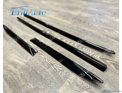 Молдинги Lexus LX 2016+ узкие черные