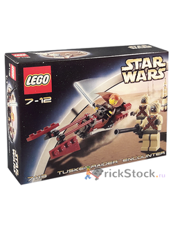 Упаковочная Коробка Набора LEGO # 7113 «Встреча с Таскен Рейдерами» ― Вид спереди (Актуальное Фото).