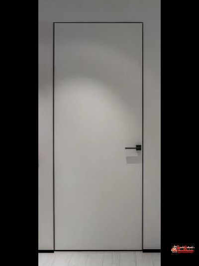 Дверь невидимка универсальная 57 мм скрытого монтажа левая (хром)