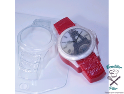 Молд пластиковый Часы наручные Кожаный браслет