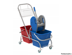 Уборочные тележки из пищевой нержавеющей стали по цене хромированных