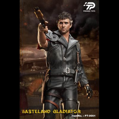 ПОМЯТ УГОЛОК - Безумный Макс, Макс Рокатански (Мел Гибсон, "Mad Max") - КОЛЛЕКЦИОННАЯ ФИГУРКА 1/6 Wasteland Gladiator (PT0001) - Premier Toys