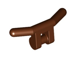 Minifigure, Utensil Handlebars, Reddish Brown (30031 / 6311440)