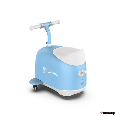 Электросамокат детский Spetime E9 Max голубой