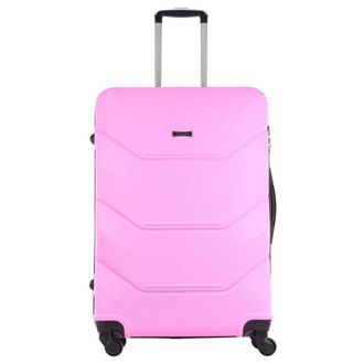Пластиковый чемодан Freedom розовый размер L