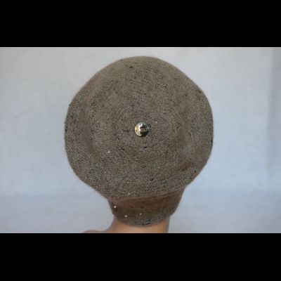 Шапка вязаная зимняя Vizio Италия 6705 CL ореховая