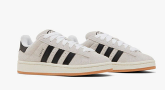 Adidas Campus 00s Crystal White Black (Экозамша) новые