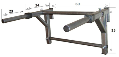 Брусья регулируемые по ширине (диаметр ручки 32 мм)