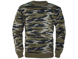 Свитер вязаный под горло (зелёный камыш) (нет в наличии)