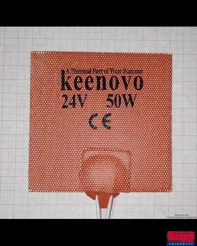 ГИБКАЯ НАГРЕВАЮЩАЯ ПЛАСТИНА 50 ВТ 24 В (100Х100) KEENOVO