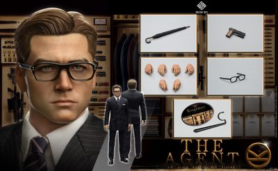 Гэри "Эггси" Анвин (Kingsman: Секретная служба) - Коллекционная ФИГУРКА 1/6 The Agent (PT-sp47) - PRESENT TOYS