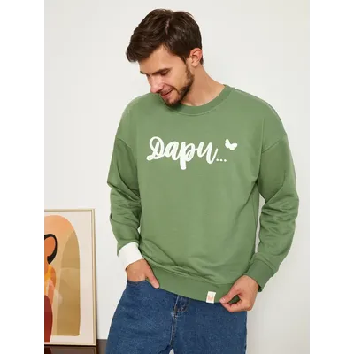 МУЖСКОЙ СВИТШОТ ОЛИВА "ДАРИ"