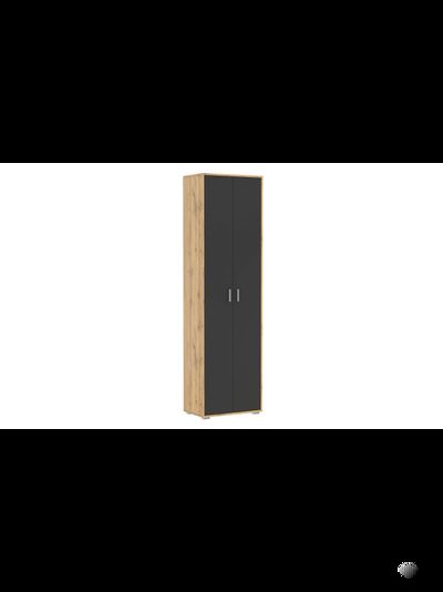 Антре 65.07 Шкаф  Дуб вотан / Диамант серый