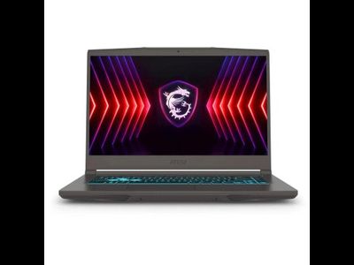 Ноутбук игровой MSI Thin B12VE-1865XRU 9S7-16R831-1865, 15.6", IPS, Intel Core i5 12450H 2ГГц, 8-ядерный, 8ГБ DDR4, 512ГБ SSD, NVIDIA GeForce RTX 4050 для ноутбуков - 6 ГБ, Free DOS, серый