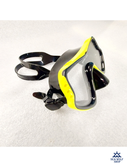 Маска для дайвинга DIVEMASK монолинза силикон б/б