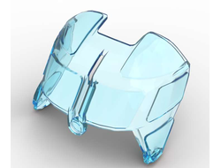 Glass for Aircraft Fuselage Curved Forward 6 x 8 Top, Trans-Light Blue (11297 / 6031893 / 6239384)