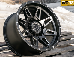 Комплект дисков R16 8,5J ET+0 6*139,7 FBX 212-6 Черный с фрезеровкой (R705)