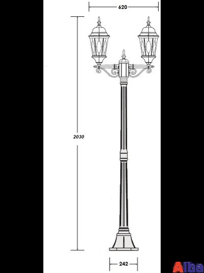 Astoria-2 91408MA ov Парковый светильник