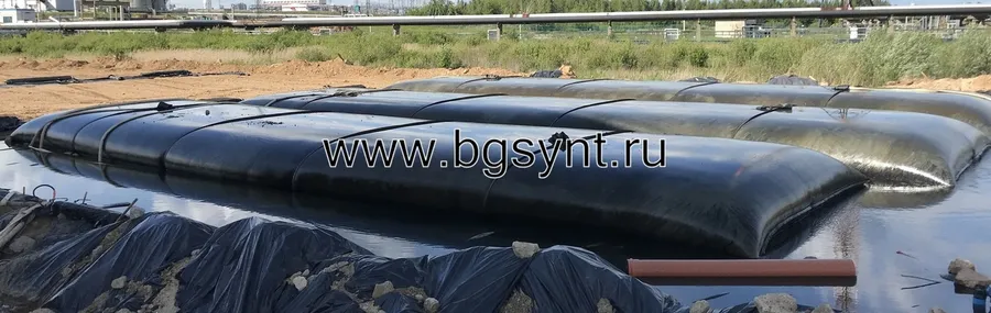 Обезвоживание нефтяного шлама в геотубах МИАТУБА