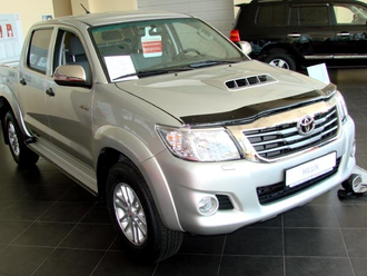 Дефлектор капота темный TOYOTA HILUX 2011-2015