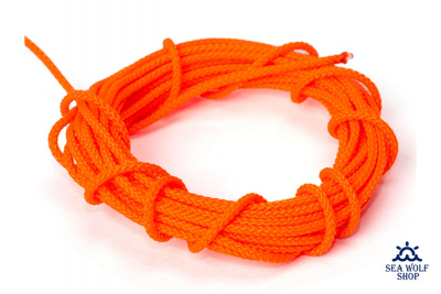 Линь 1.5мм Sigalsub Orange Fluo Polyester, за 1м
