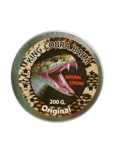 Чёрный тайский бальзам с Королевской коброй King Cobra Balm CoCo D (200 гр)