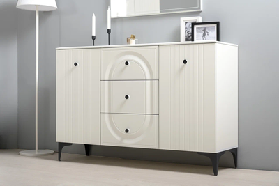 Комод Валенсия 13.309 белый, шагрень