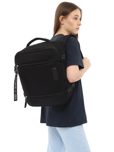 Рюкзак Сумка ручная кладь 40x30x20 Optimum RL, кордура черный