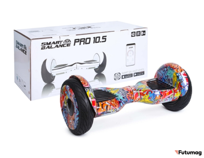 Гироскутер Smart Balance PRO 10.5 оранжевый граффити