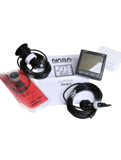Эхолот с лагом и счетчиком пути Nasa Clipper Duet ClipDuet 12В 110x110мм с датчиками