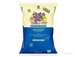 Грунт 25л Живая Земля цветочный (Фарт)