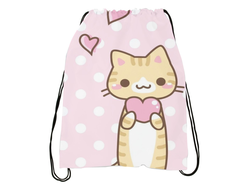 Сумка-мешок для обуви Котики №2